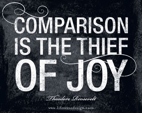 comparison is the thief of joy bible verse.